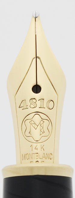 Montblanc Meisterstuck 144 Fountain Pen - Black, Gold Plated Trim